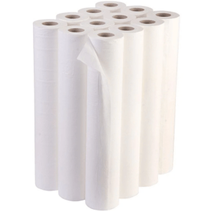 Couch Rolls 20" - 2ply - Essentials White - 40m x 500mm - Case of 12