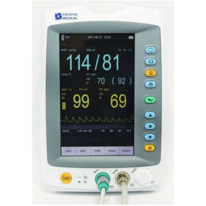 Creative PC-900Plus Vital Signs Monitor (Analogue SpO2, NIBP & Temp) with Adult Soft Sensor, NIBP Cuff and Temperature Interface Cable