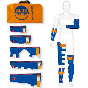 SPENCER Rigid Blue Splint - 5 Piece Kit