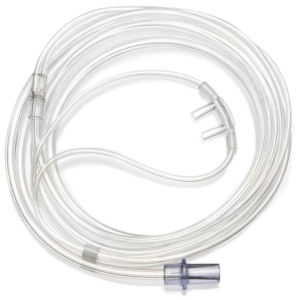 Paediatric Nasal Cannula Curved Prongs 2.1m - Single